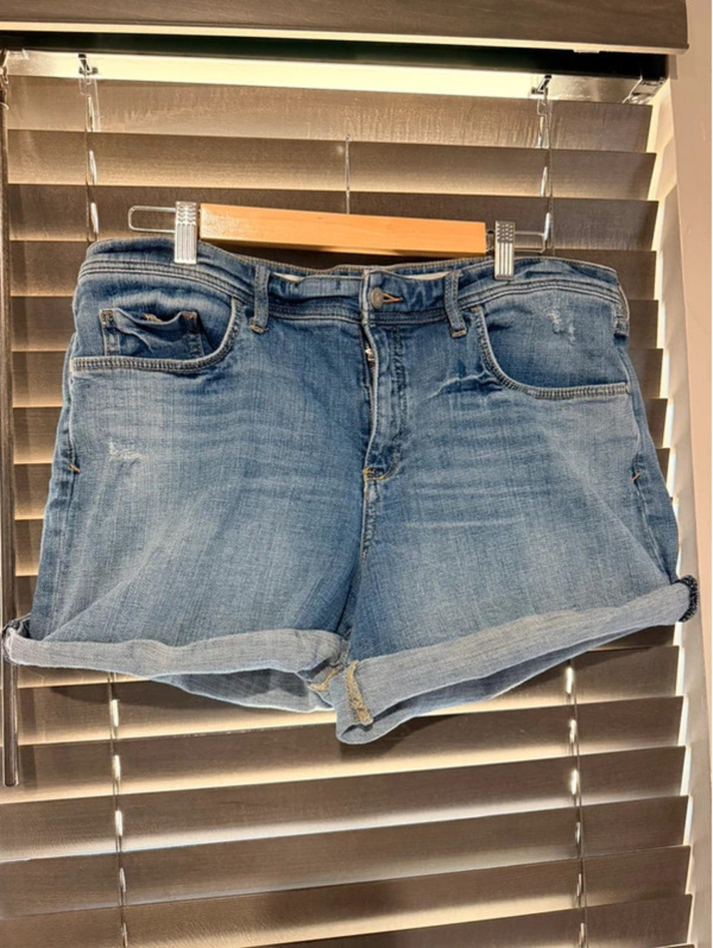 Pilcro & The Letterpress “Hyphen” Denim Jean Shorts Size 32